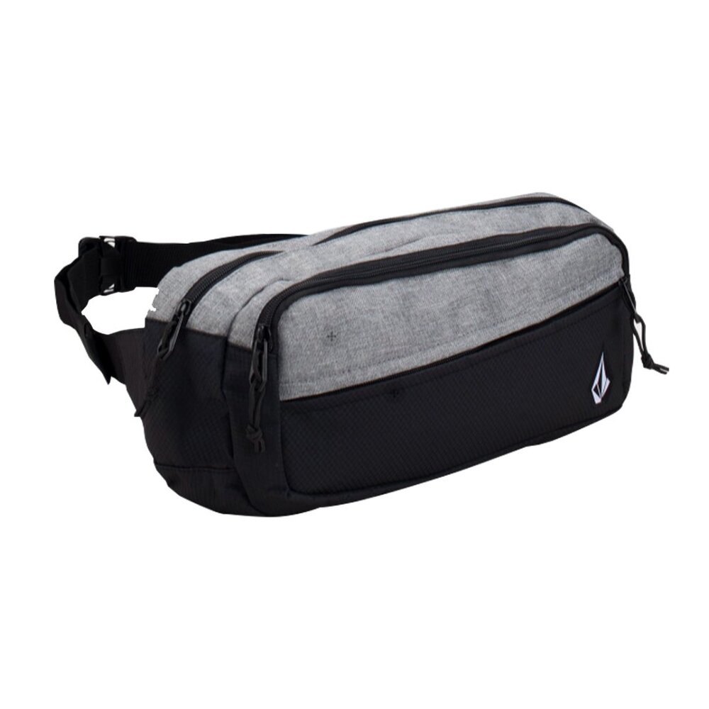 Volcom Men Sling Bag Black Grey New With Tags